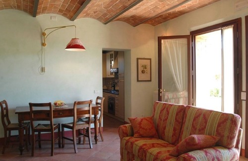 Ponte di Gabbiano Otro | Apartamento Alloro en casa de campo con piscina en Crete Senesi