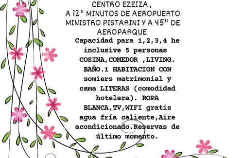 Ezeiza Apartamento | Alojamiento Cataleia Ezeiza Confort Hotelero a 12 minutos de aeropuerto ministro pistarini