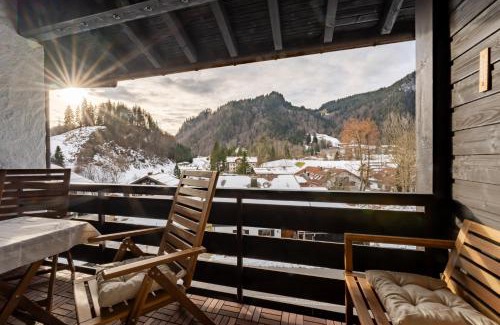 Rappele Apartamento | Alpenstube mit Bergblick, Sauna und Hallenbad