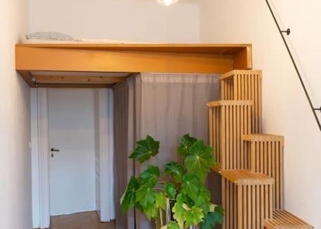 Reinprechtsdorf Apartamento | Altbau-Designerwohnung mit Kamin