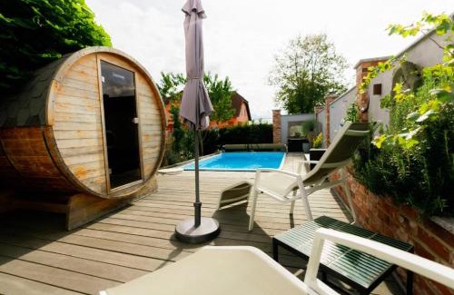 Geierswalde Casa | Alte Schmiede mit Sauna, Pool und Whirpool im Außenbereich schönstes Ferienhaus der Lausitz
