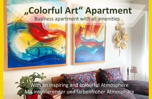 Binningen Apartamento | Amabello Apartment Colorful Art; 15-20 min von Basel, Bahnhof, Flughafen