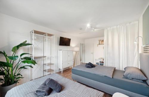 Kaiserslautern Apartamento | Amalfi Apartments A01 - gemütliche 2 Zi-Wohnung mit Boxspringbetten und smart TV