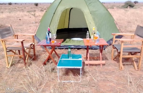 Amboseli Alquiler De RV | Amanya Double Pitch Tent With Mt Kilimanjaro View