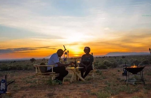 Amboseli Cabina | Amanya Double Pitch Tent with Mt Kilimanjaro View