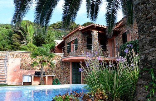 Cala Caterina Villa | Increíble Villa frente al mar desde arriba Bellas playa de arena y cristalinas aguas del mar