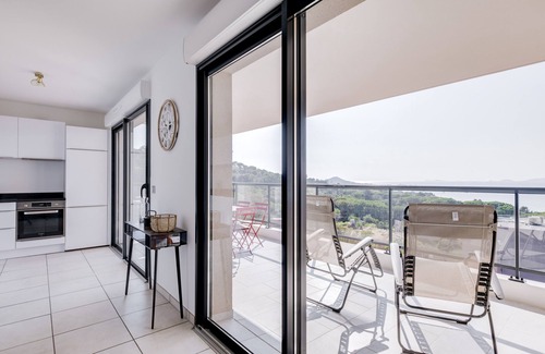 Pietrosella Apartamento | Impresionante vista al mar de Córcega Porticcio
