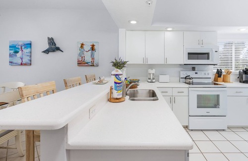Sanibel Condominio | Shell Island Beach Clb Vistas directas de GULFFRONT, BICICLETAS GRATIS!
