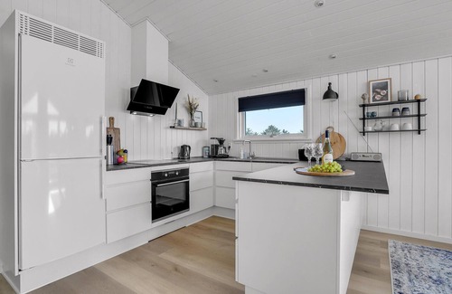 Vrist Strand Casa | Increíble casa en Harboøre con sauna