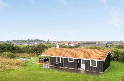 Vrist Strand Casa | Increíble casa en Harboøre con sauna