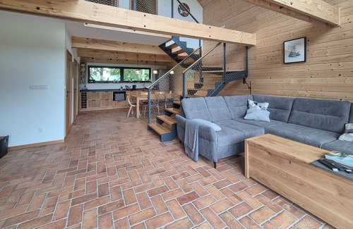 Nowe Warpno Casa | Increíble casa en Nowe Warpno con sauna
