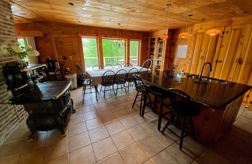 Whitefield Casa | Amazing lakefront home in the White Mountains with game room, theater, and dog friendly!