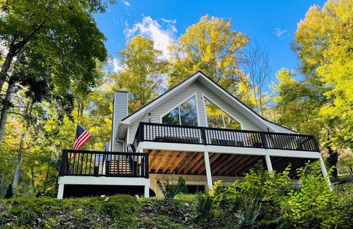 Cullowhee Casa | Amazing Lakefront home with private NEW dock