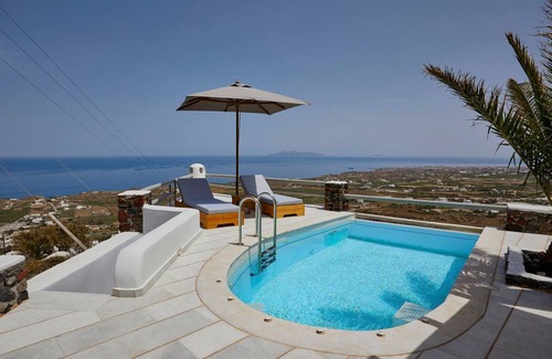 Vourvoulos Villa | Amazing Santorini Villa | Villa Buena Vista | 3 Bedrooms | Private Terrace with Splendid Sea Views | Private Pool | Vourvoulos