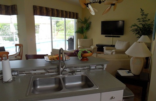 Central Naples Casa | INCREÍBLE Vista del Lago Sur 4/3 (6 televisores, Xbox, Vir. Real, Piano). Única piscina sin fin