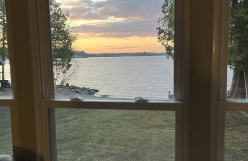 Orono Cabaña | Amazing Sunset Cottage on Pushaw Lake in Maine