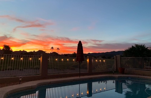 Foothills Casa | Amazing Sunset Mountain View on the golf course 4BR 3Bath