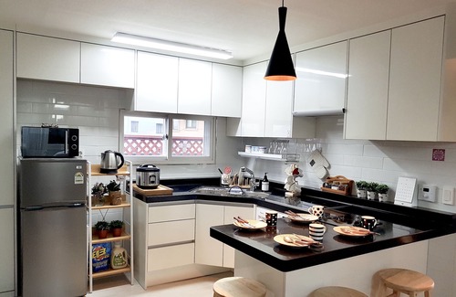 Yongsan-gu Apartamento | Impresionante vista desde una azotea privada en la colina de Namsan en el centro de Seúl