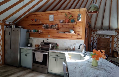 Brevard Casa | Amid the forest in the Land of the Waterfalls. Unique stay in Yurt on homestead