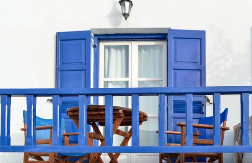 Aegiali Apartamento | Amorgos Sunset, estudio con vista al mar junto a la playa