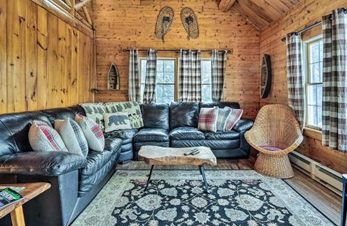 Andover Casa | Andover Cabin Retreat with Hot Tub and Fireplace!
