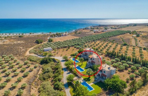 Fragkokastello Villa | Andreas Beach Villa - Dos Habitaciones Villa, Capacidad 5