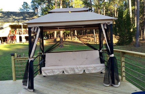 La Grange Cabina | ANGELTOM CABIN & RV -10 acres Woods. Duerme hasta 14 personas.
