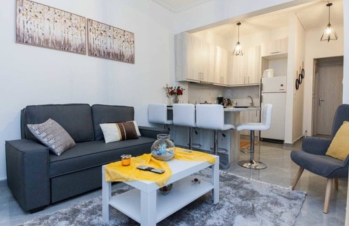 Ano Kipseli Apartamento | Ano Kipseli Gem Stylish 1-Bedroom for 4