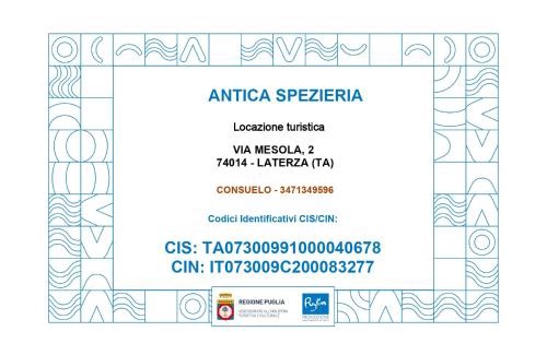 Laterza Cama Y Desayuno | ANTICA SPEZIERIA