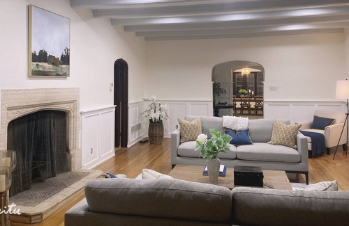 Shorewood Casa | Antique Bedroom in Luxury Mansion