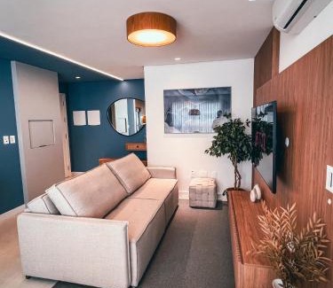 Capao da Canoa Apartamento | Apê elegante, terraço Lindo e ótima localização