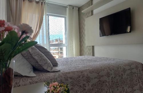 Itacolomi Apartamento | Apê estilo Resort c/pé na areia e vista mar, próximo ao Beto Carrero