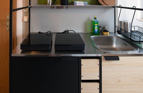 Barth Apartamento | AP 6 Zimmer mit Kingsize-bett und Seeblick