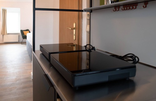 Barth Apartamento | AP 6 Zimmer mit Kingsize-bett und Seeblick