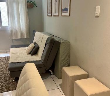 Boqueirao Apartamento | AP Boqueirao - Uma quadra da praia em Santos Canal 3