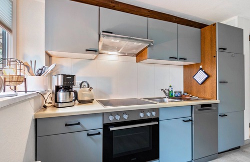 Friedrich-Wilhelm-Luebke-Koog Apartamento | Apartamento 'Ferienwohnung Möwe' con jardín compartido, balcón y Wi-Fi