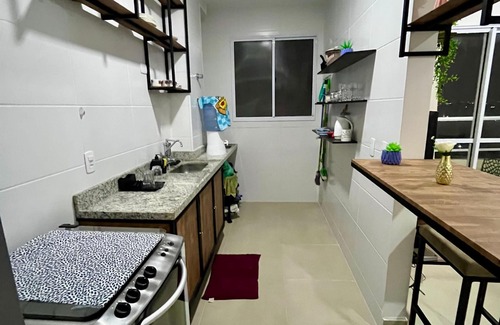 Ponta de Campina Apartamento | Apartment with great location and well ventilated