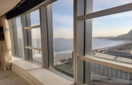 Sao Conrado Apartamento | Apartamento Beira-mar no Hotel Nacional com Vista Para as Montanhas