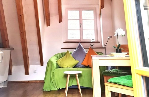 Gimmeldingen Apartamento | Apartment Idig in an old sandstone building