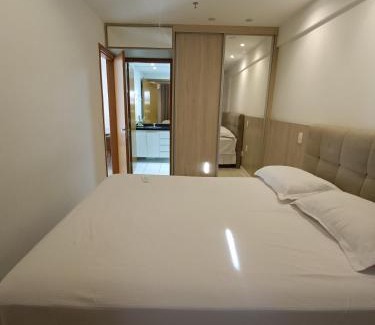 Taguatinga Apartamento | Apart-Hotel 1qt Vista da Piscina 12 min do Aeroport