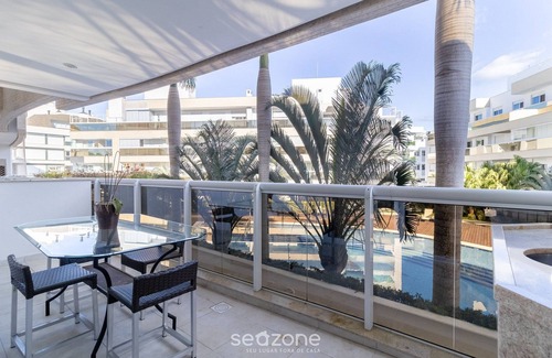 Jurere Apartamento | Apart w/ Barbecue in Condominium With Pool Bri0102