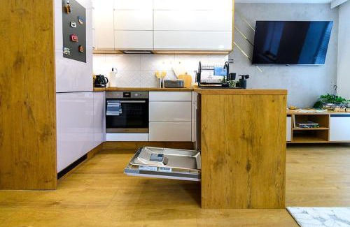 Szczawno-Zdroj Apartamento | Apartament Śląski Szczawno-Zdrój 46m, Książ kuchnia klimatyzacja Wifi Parking