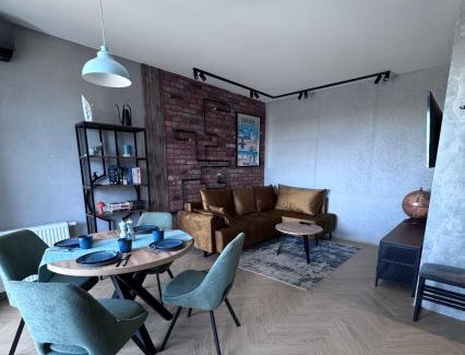 Nowy Port Apartamento | Apartament HORIZON, 17 piętro z widokiem na Zatokę Gdańską