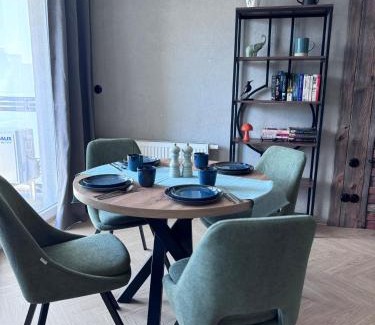Nowy Port Apartamento | Apartament HORIZON, 17 piętro z widokiem na Zatokę Gdańską