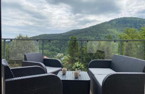 Meszna Apartamento | APARTAMENT SKANDYNAWSKI 2-poziomowy SAUNA JACUZZI