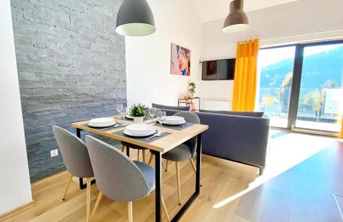 Meszna Apartamento | APARTAMENT SKANDYNAWSKI 2-poziomowy SAUNA JACUZZI
