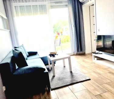 Sztutowo Apartamento | Apartament z basenem i ogródkiem Baltic Sun A17