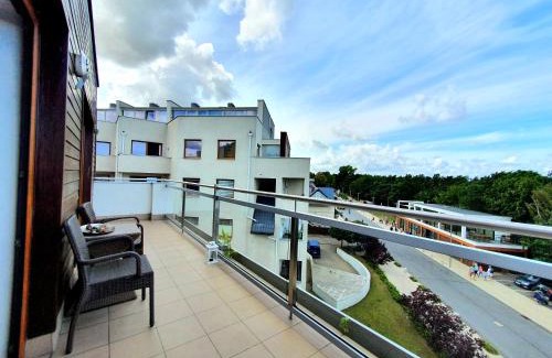 Cetniewo Apartamento | Apartament z prywatnym tarasem na dachu i widokiem na morze