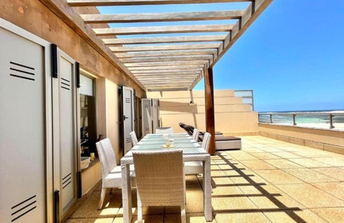 Los Lagos Apartamento | Apartamento 1 dormitorio en playa Cotillo con FreeWifi, terraza con vistas a oceano