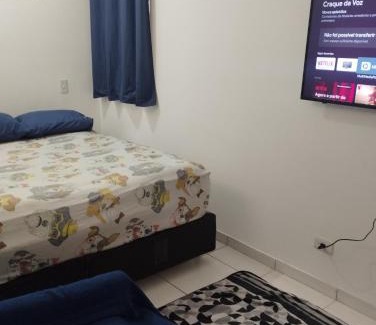Furnas Apartamento | Apartamento 1 no Tremembé quarto cozinha banheiro